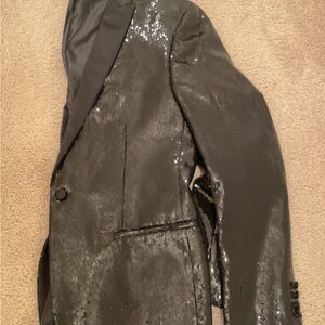 Zara Black Sequin Men's Jacket